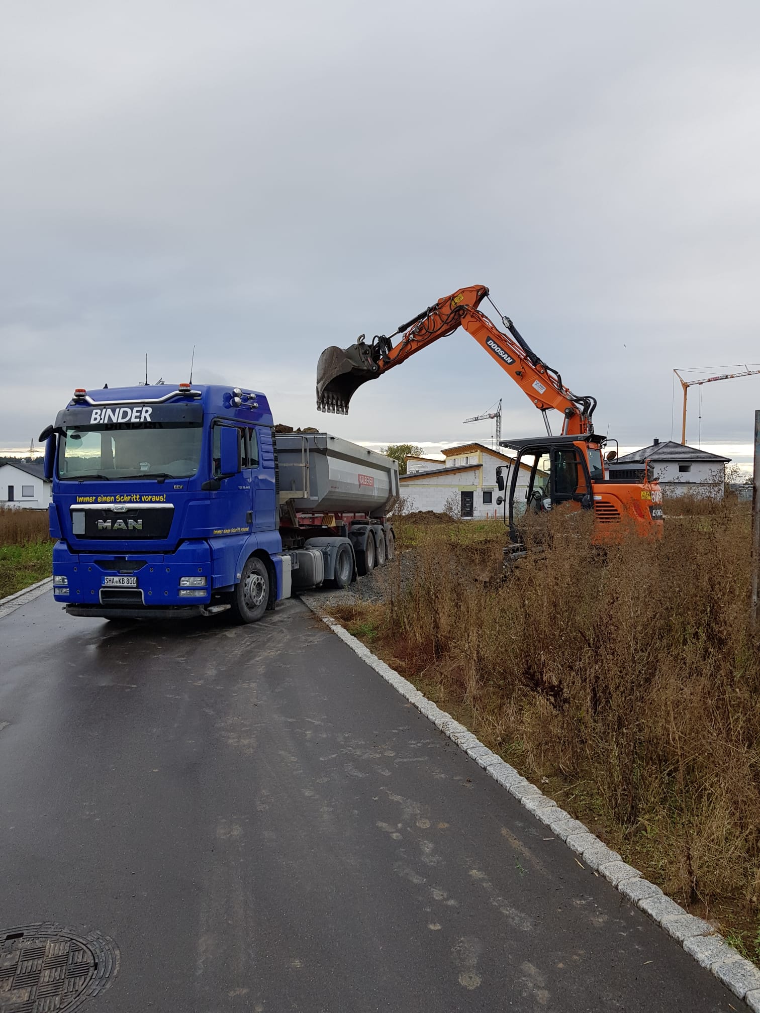 Maschinen im Einsatz